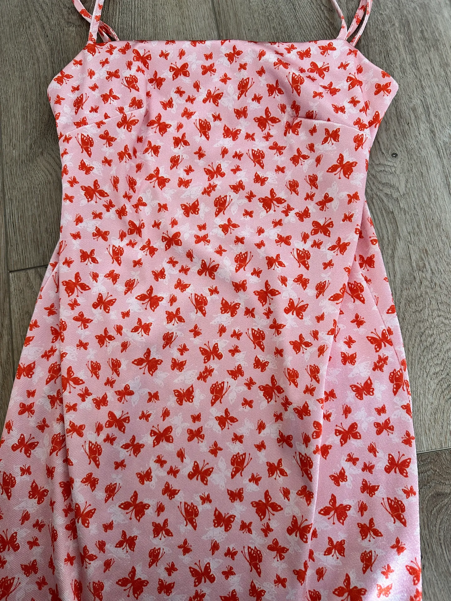 Pink Butterfly Dress - Image 2