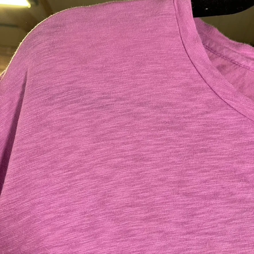 Velvet by Graham Spencer Vintage Slub Pocket T Shirt‎ Dress Womens XS Relaxed Purple - Image 4