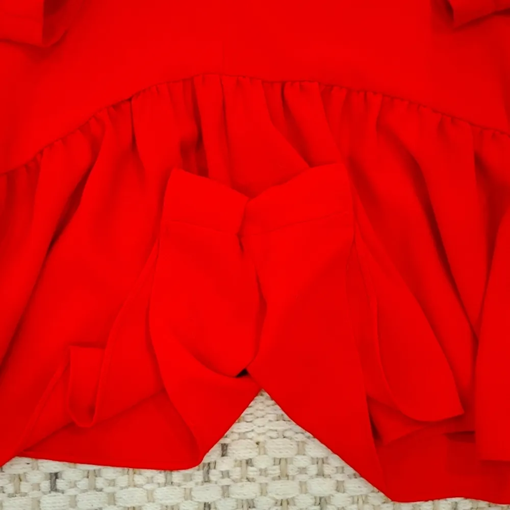 New Zara Red Jumpsuit Dress - Image 4