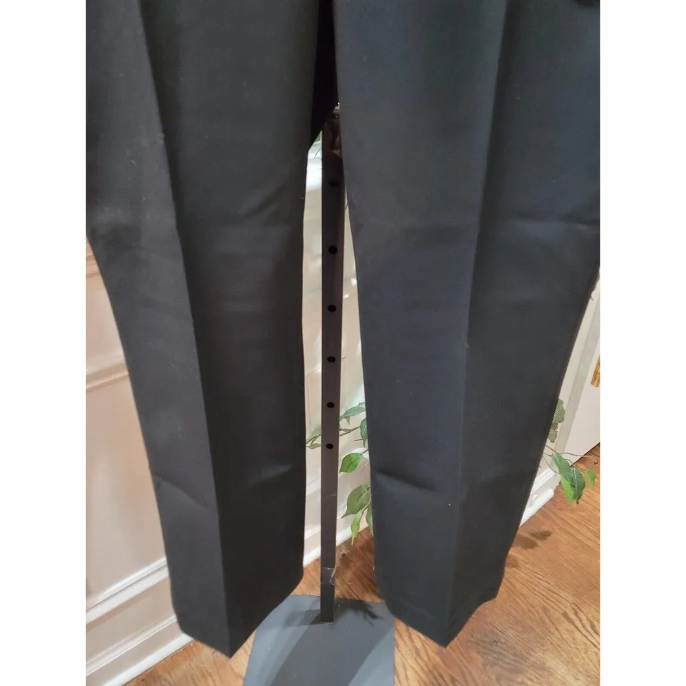 Hilary Radley Womens Black Pockets Zipper Front Dress Pants Size 18W - Image 4