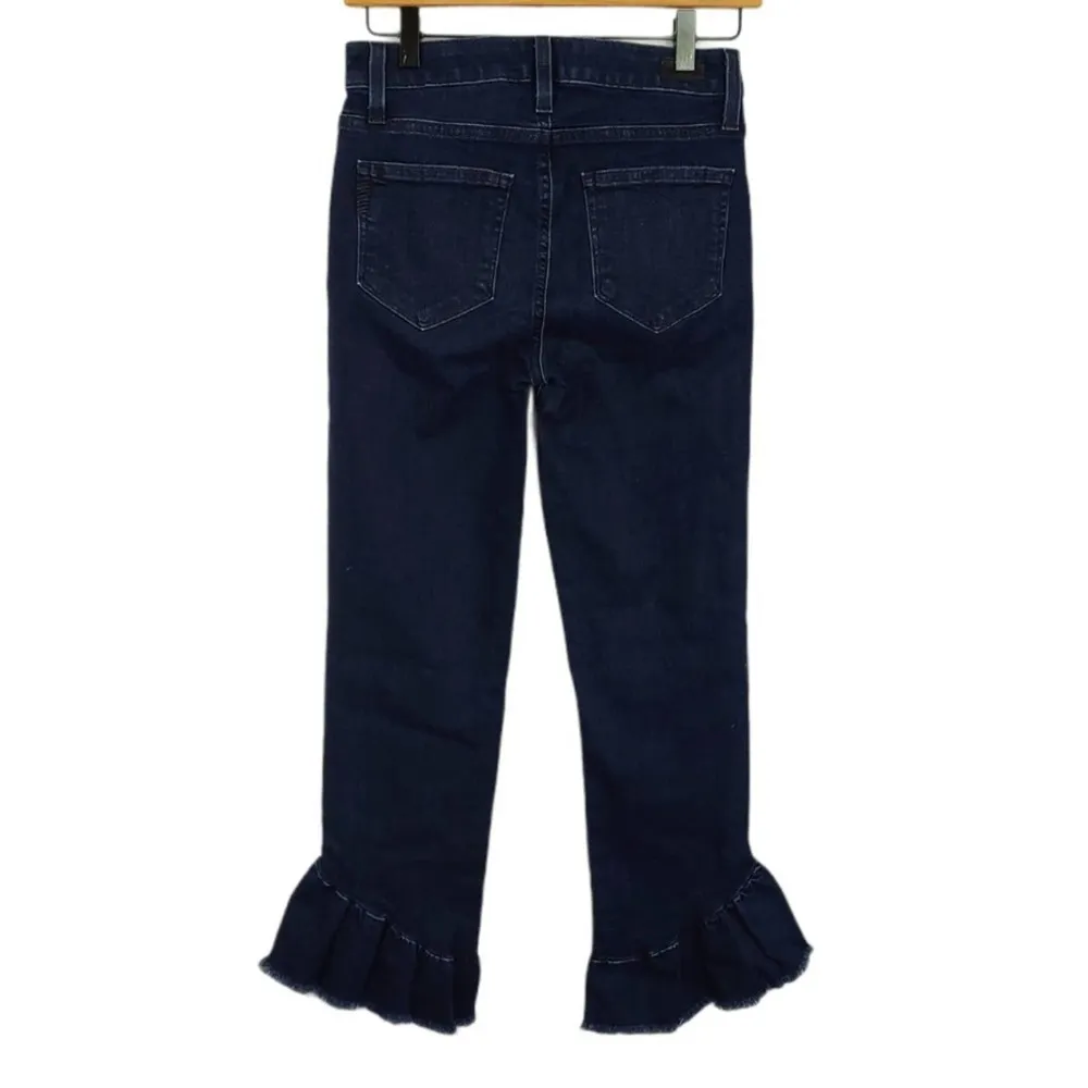 PAIGE Merritt Ruffle Hem Cropped Jeans Women’s 26 - Image 6