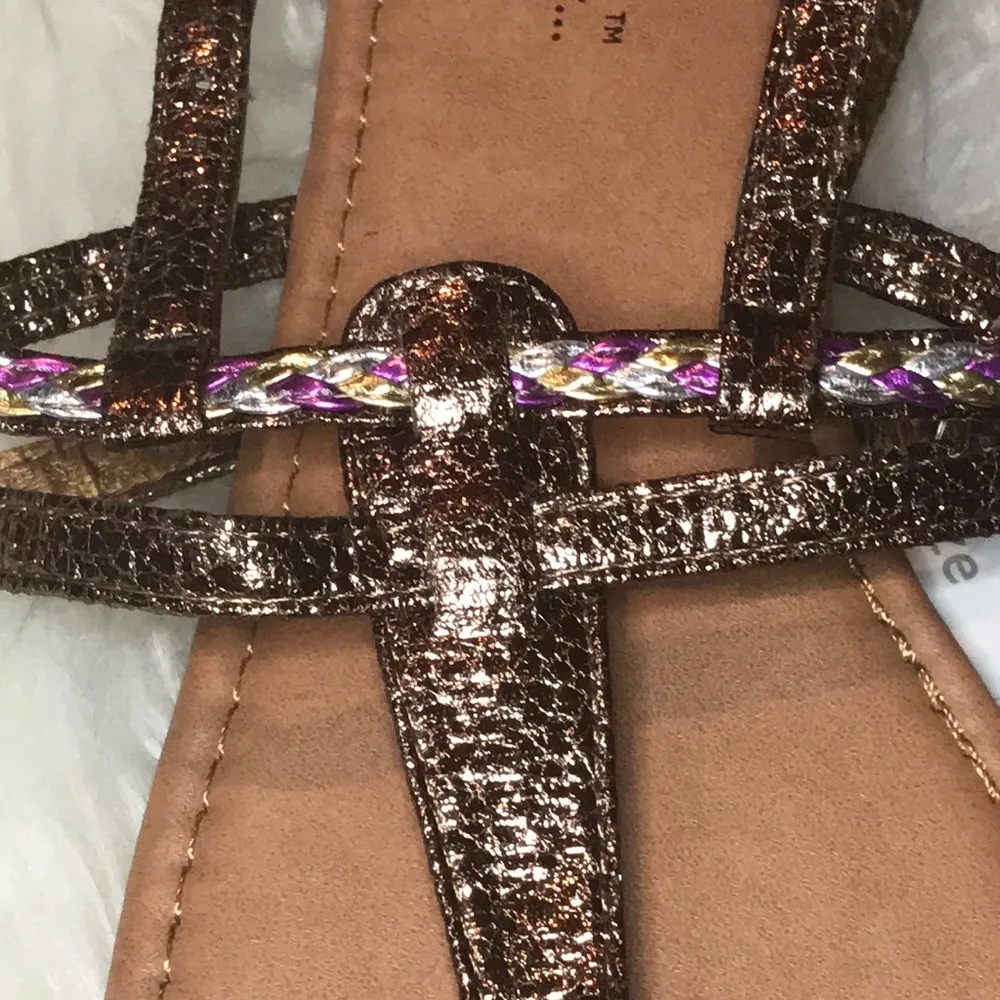 New mocha sandals gladiator style size 9 - Image 8