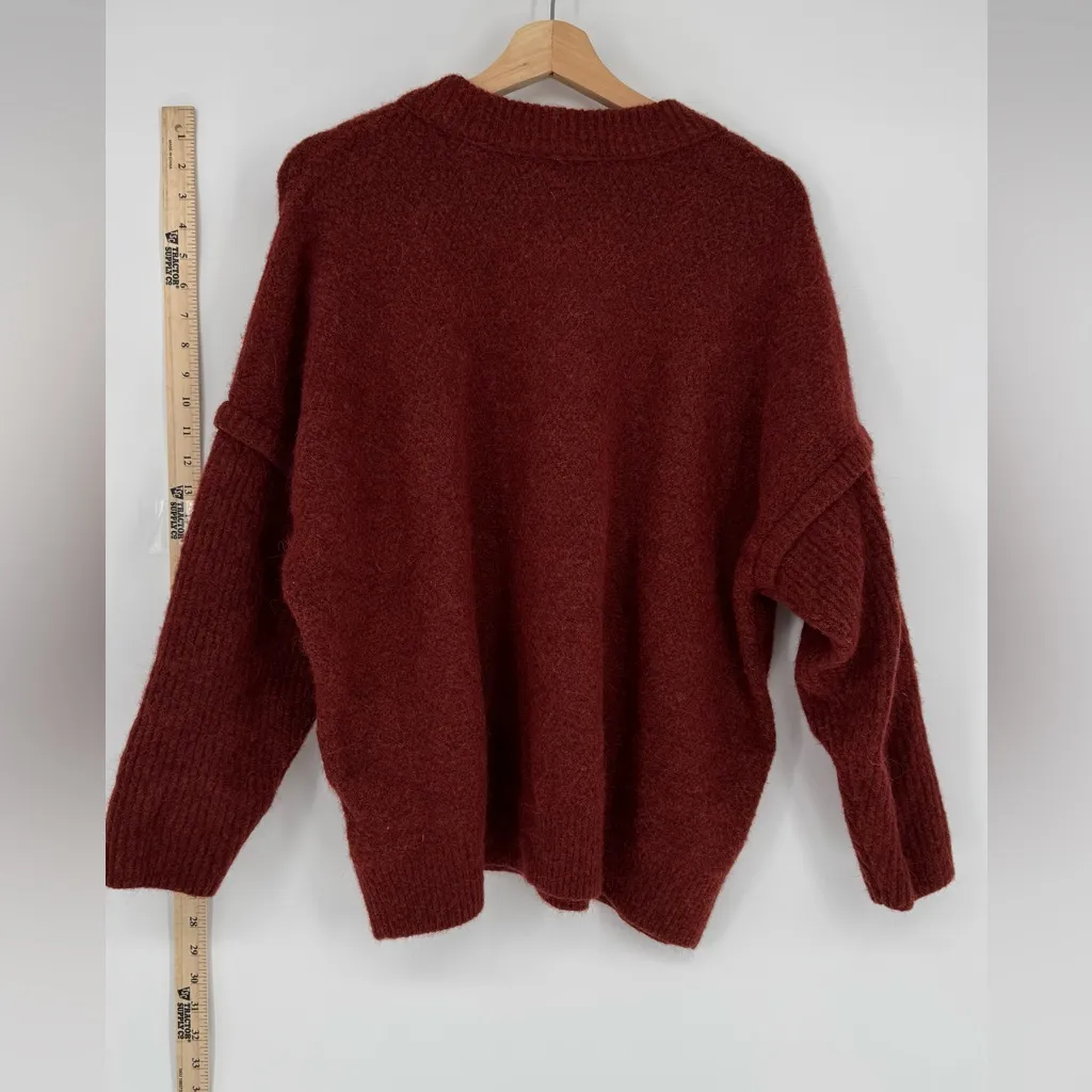 Madewell, Alpaca Wool Red Sweater - 2X - Image 2