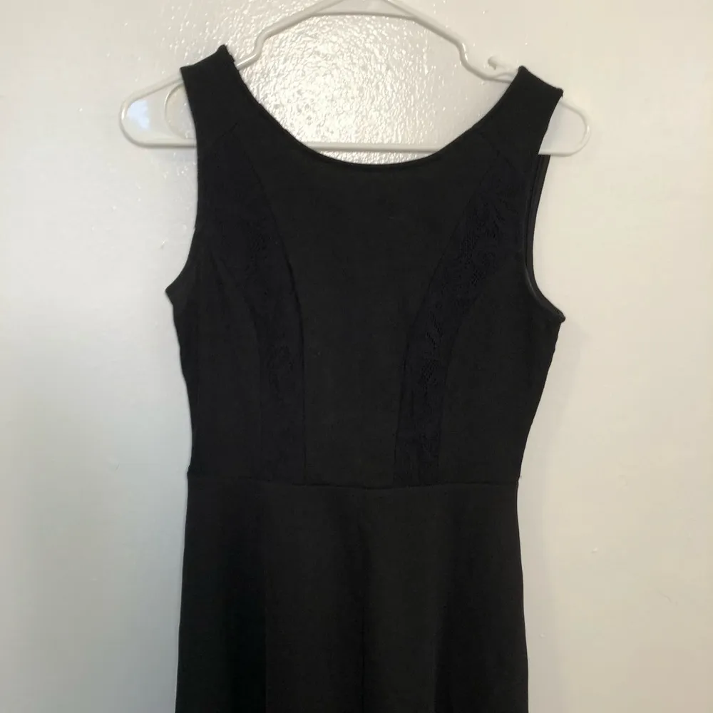 Mystic Sleeveless Fit & Flare Dress Black Lace Back M - Image 2