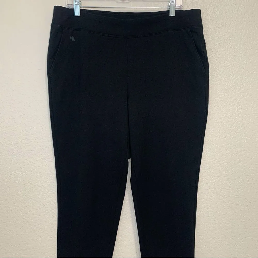 Lauren Ralph Lauren Women’s Black Fleece Sweatpants - Image 2