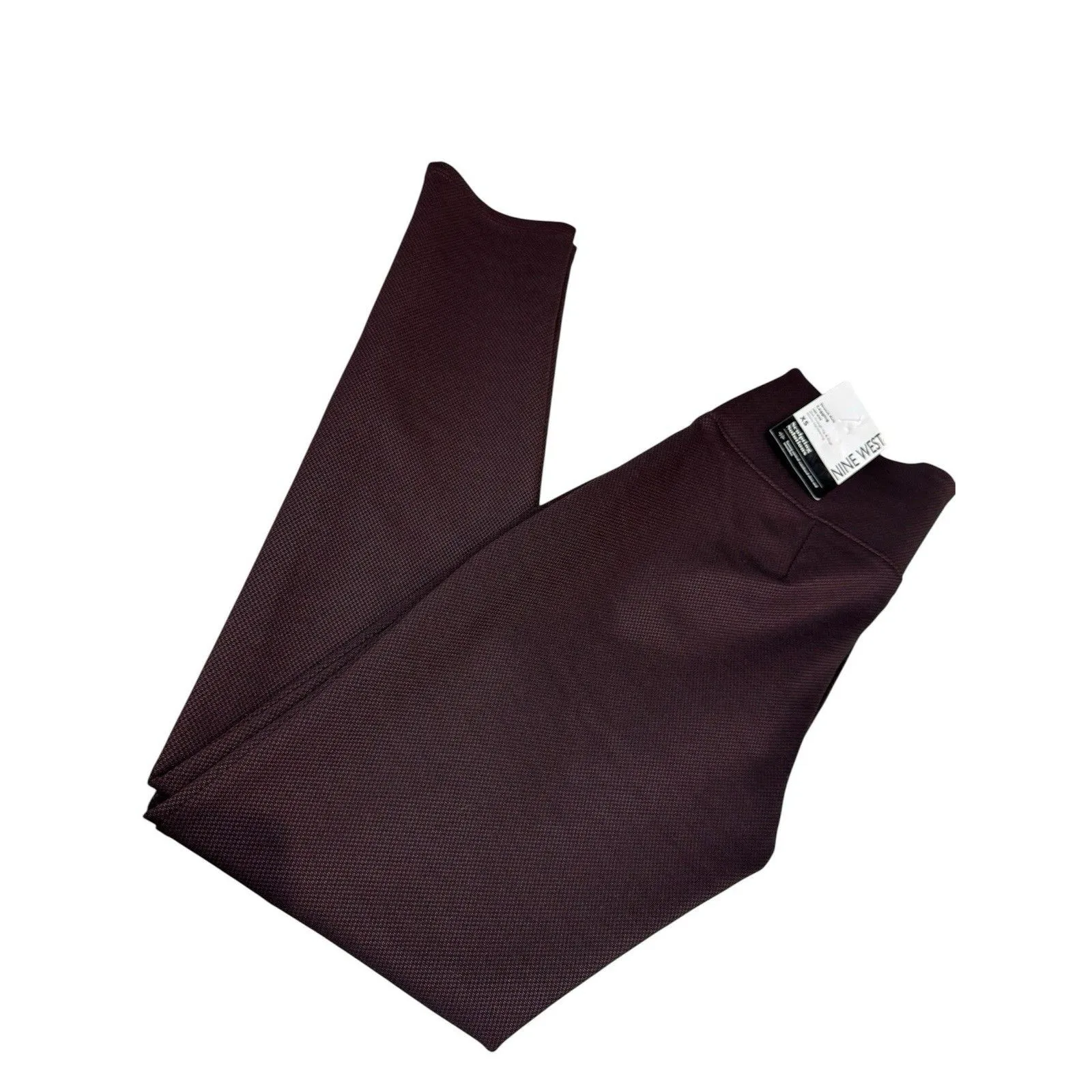 Nine West Leggings Size XS Plum New Women's Tummy-Control Stretch Seamed - Image 5
