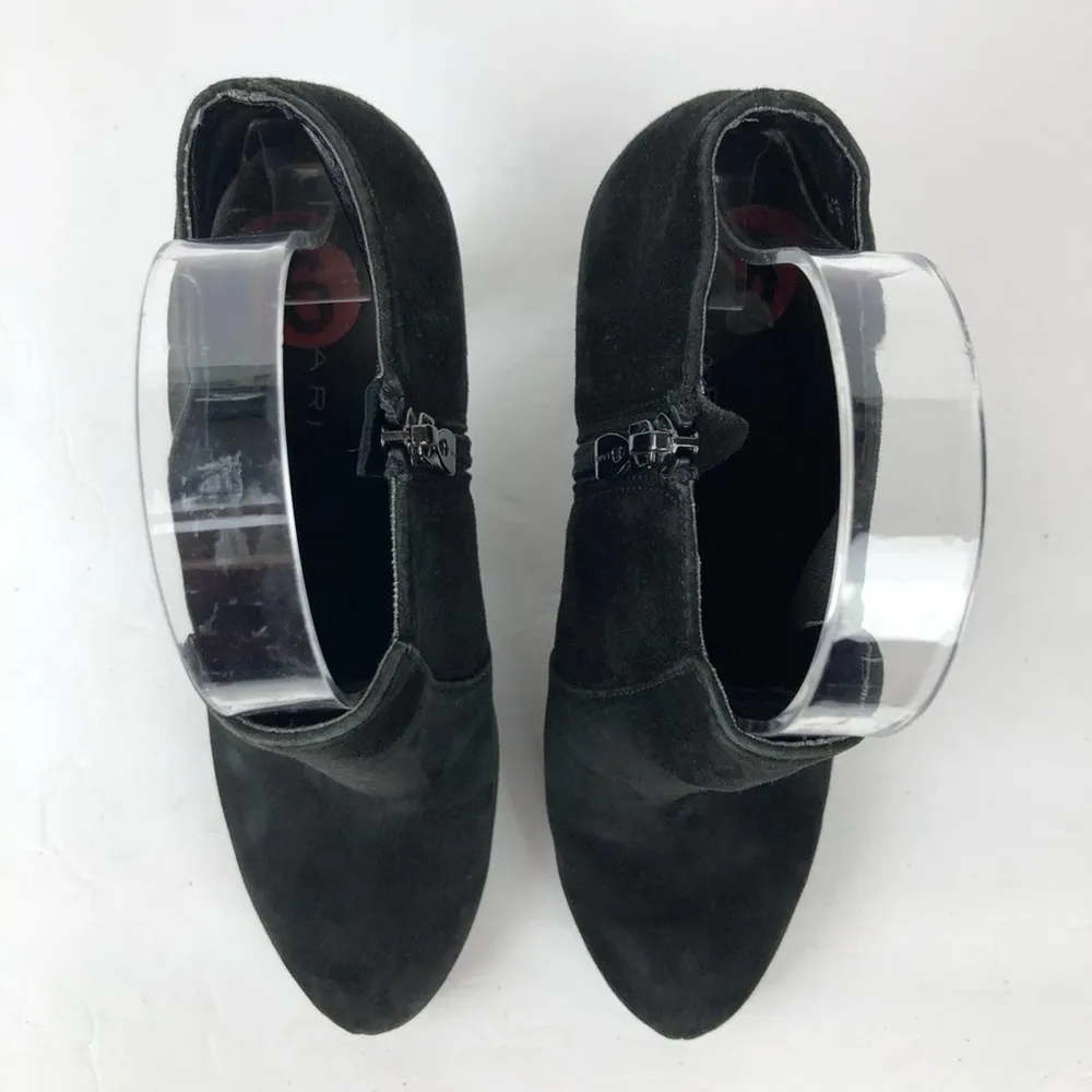 Tahari Suzi Suede Ankle Bootie in Black Size 6 - Image 11