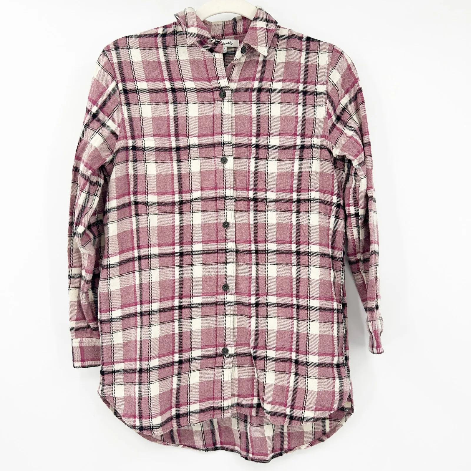 Madewell Womens Bundle Lot (2) Western Cowgirl‎ Plaid Long Sleeve Shirts Size XS - Image 10