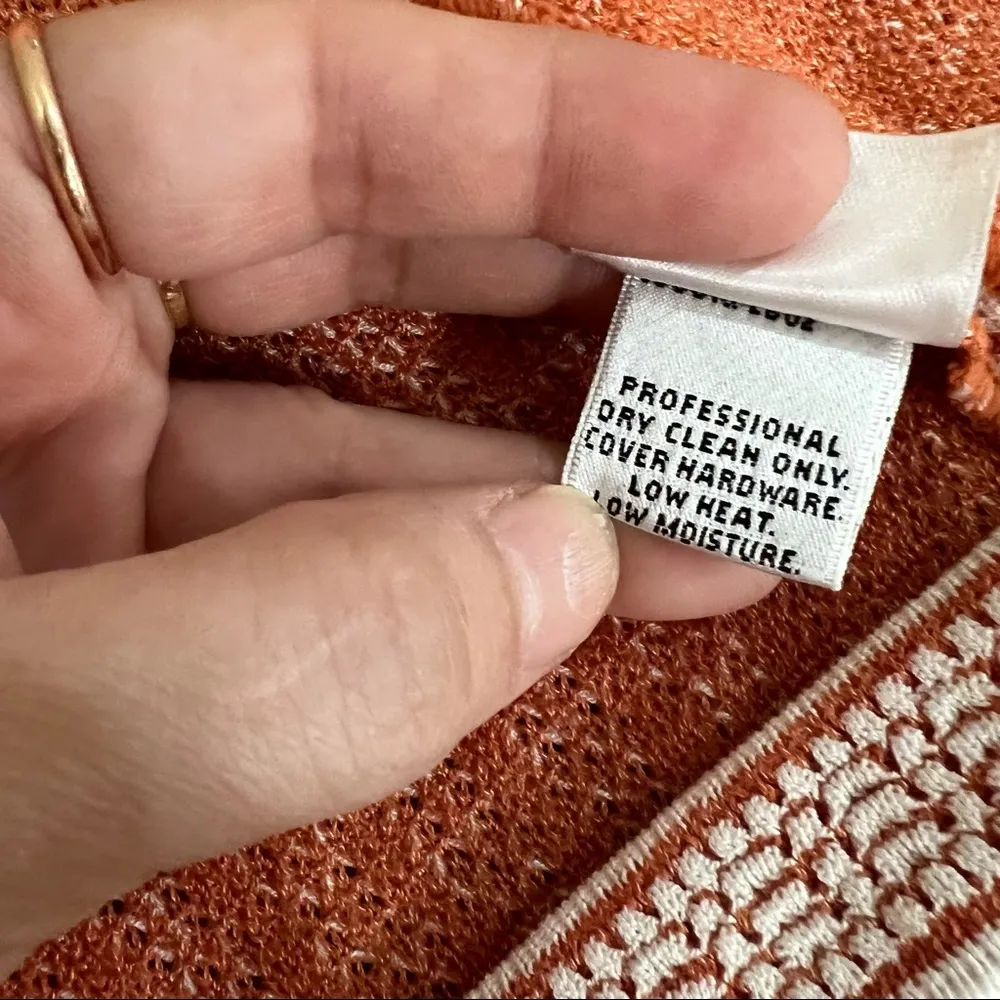 St John Sport Wool Blend Logo Knit Cardigan Sweater Womens P Small Career Casual - Image 7