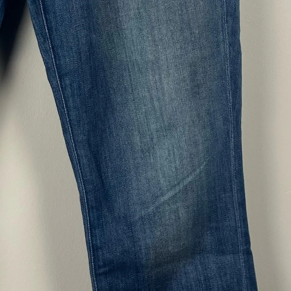 Mother Skinny Not Skinny Tea for Two Light Wash Blue Denim Jeans Size 25 - Image 5