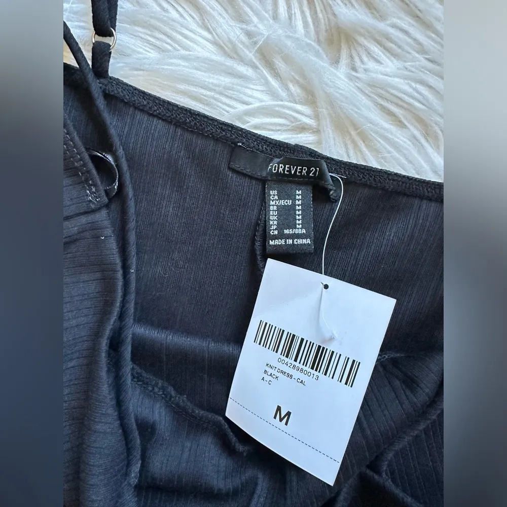 F21 ribbed square neck midi dress - Image 4