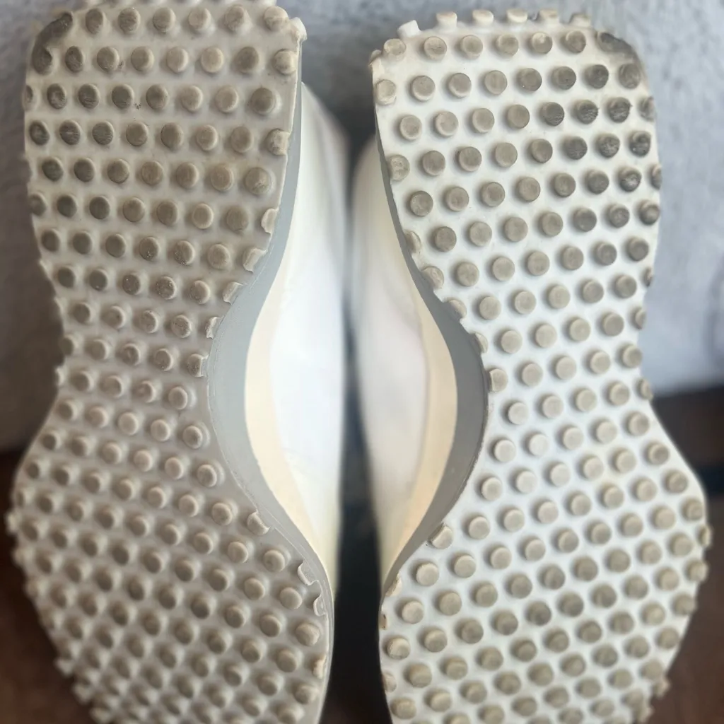 Steve Madden White and Cream Sneakers - Image 5