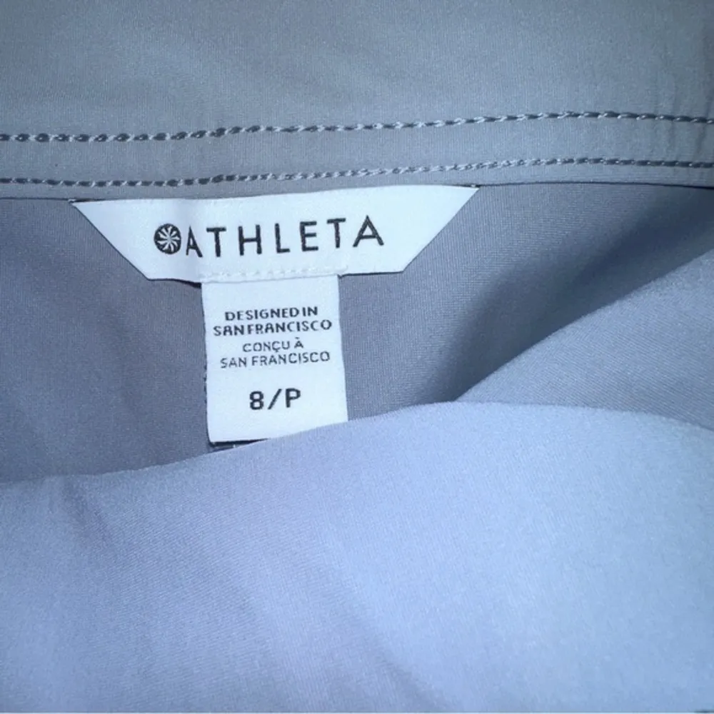Athleta Stellar Wide Crop in Coastline‎ Blue size 8P - Image 4