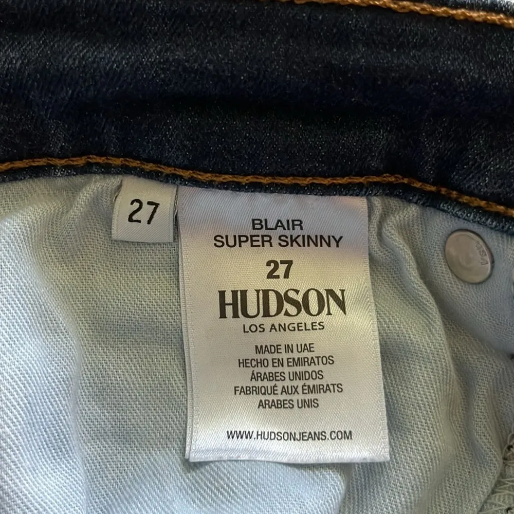 Hudson Jeans High Rise Blair Ankle Super Skinny Size 27 - Image 10