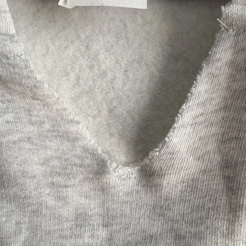 PINK Victoria's Secret Light Gray Sweatshirt - Image 5