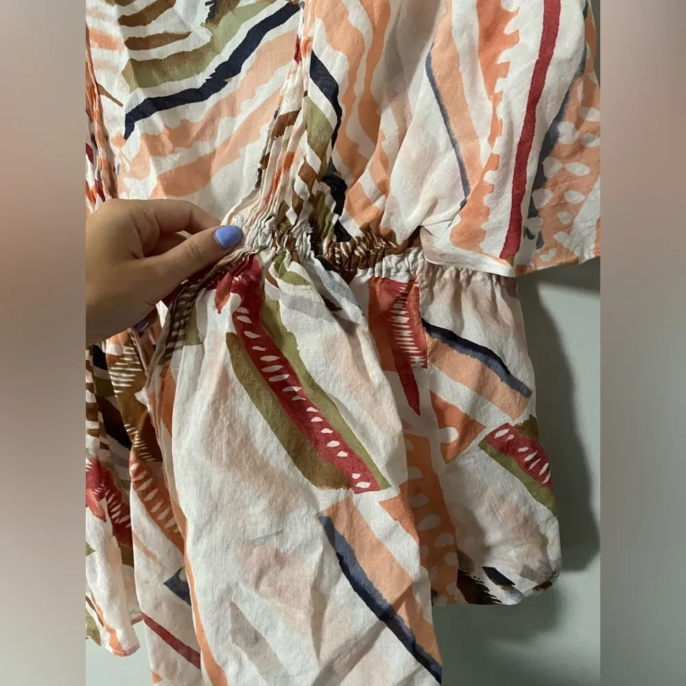 FOREVER21 Patterned Beach Cover Up - Image 3