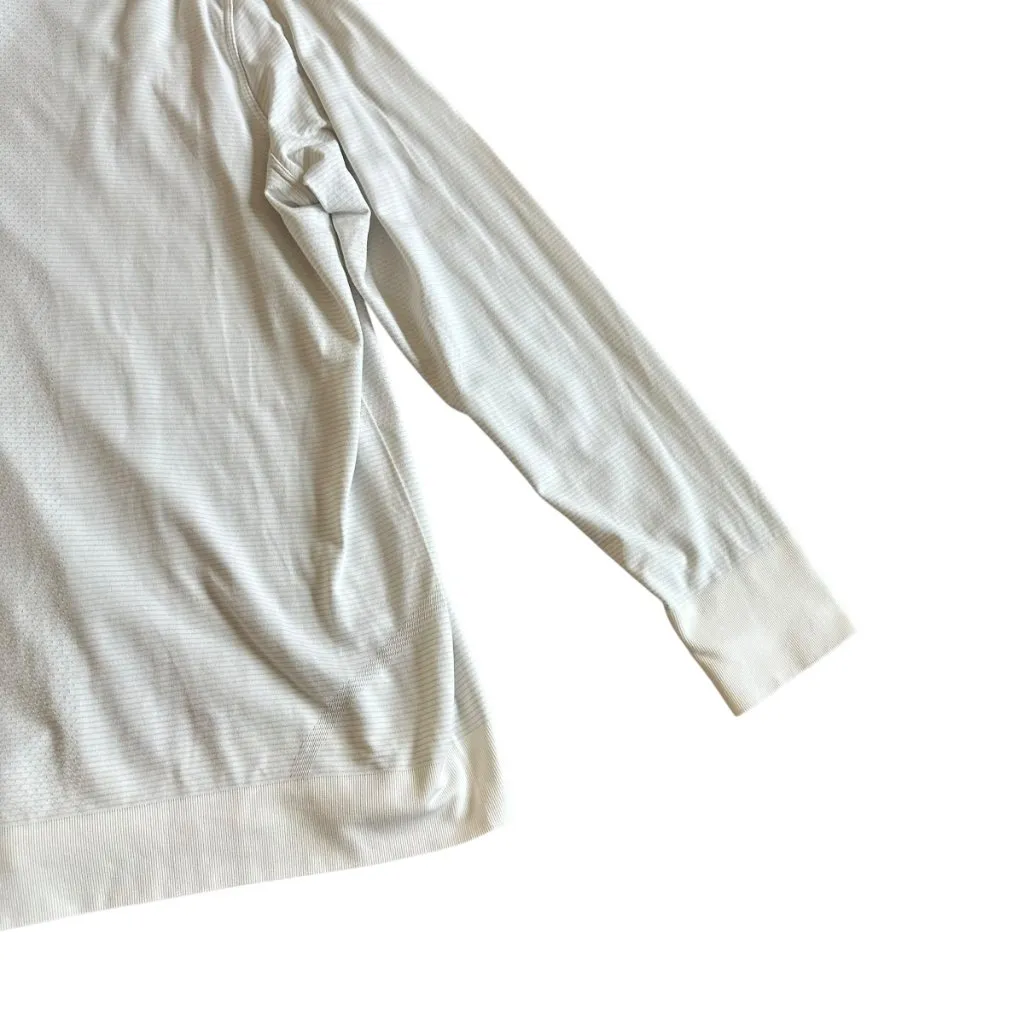 Lululemon Swiftly Long Sleeve White Shirt Top Athleisure Athletic Size 14 Womens - Image 10