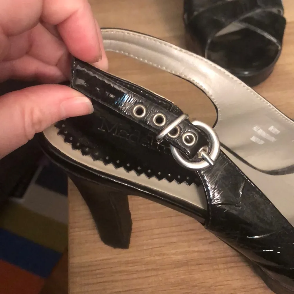 🔹 4 for $30 Madeline Heels Black Size 8 - Image 3