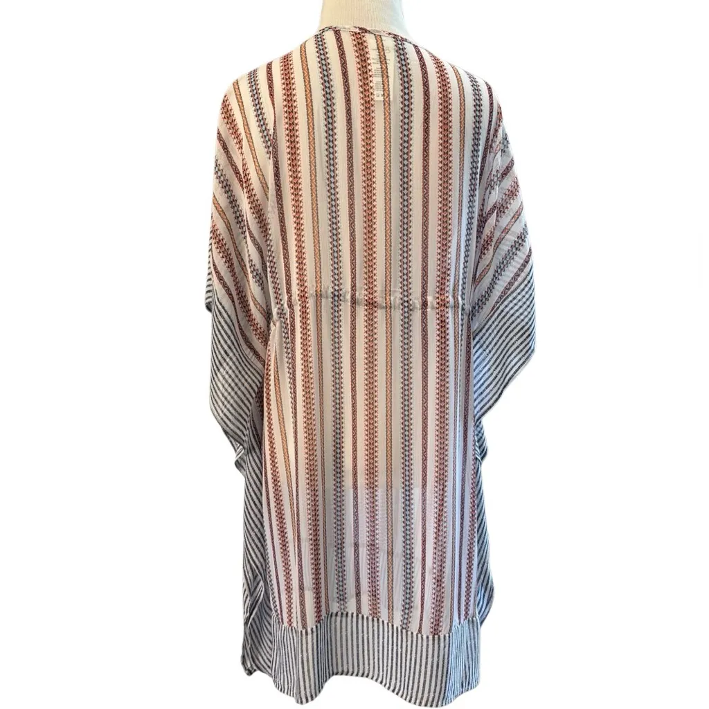 NWOT Jessica Simpson Striped Cover Up with Tassel Tie - Image 6