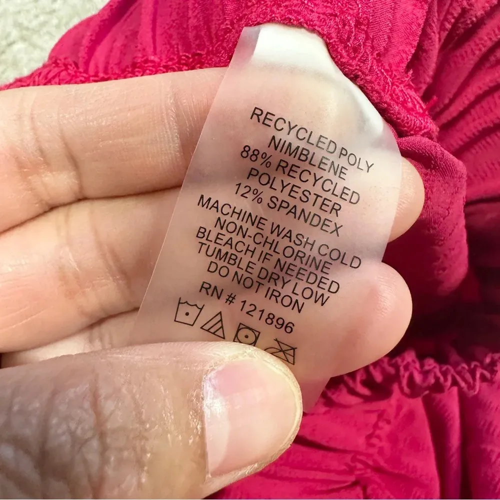 Title Nine Textured Pull On Shorts Bermuda Outdoor Travel Hiking Pink Size XS - Image 11