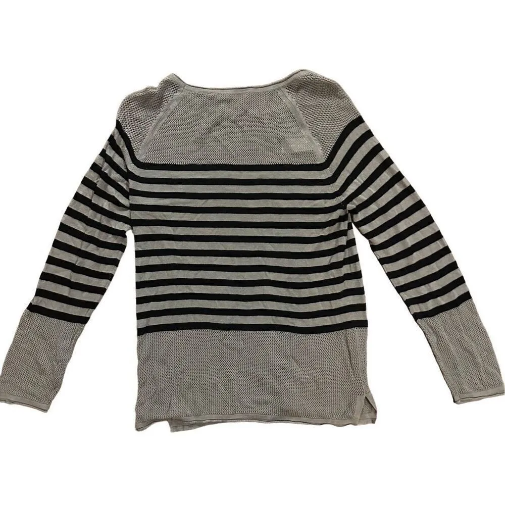 525 America black & light brown knit sweater sz small Black - Image 2