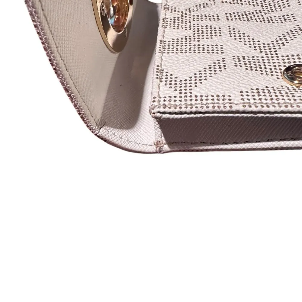 Michael Kors Cream Fulton Snap ID Wallet - Image 7