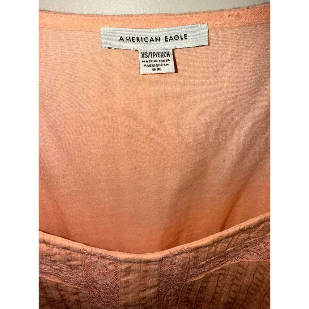 American Eagle Long-Sleeve Babydoll Blouse - Image 4