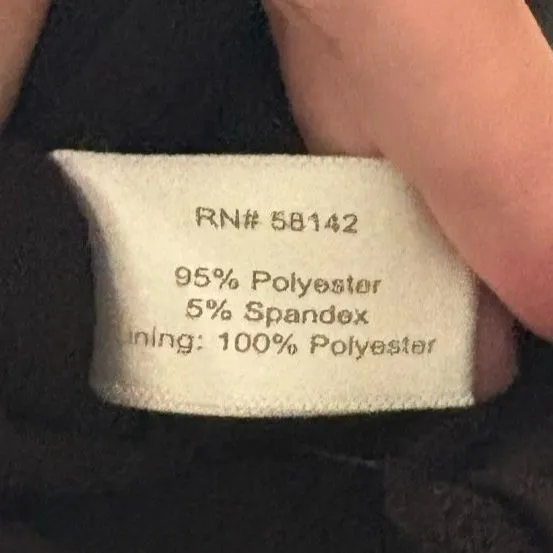 Boston Proper Halter V-Neck Jumpsuit Solid Black‎ Chic Straight Leg Size 0 - Image 6