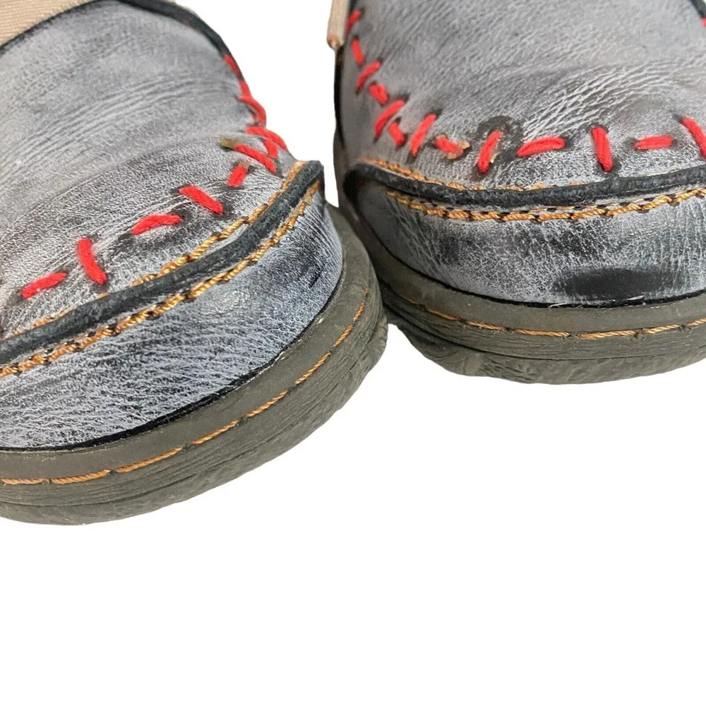 TMA Eyes Womens Walking Shoes Comfort TMA Time Original 9.5 Blue Red - Image 5