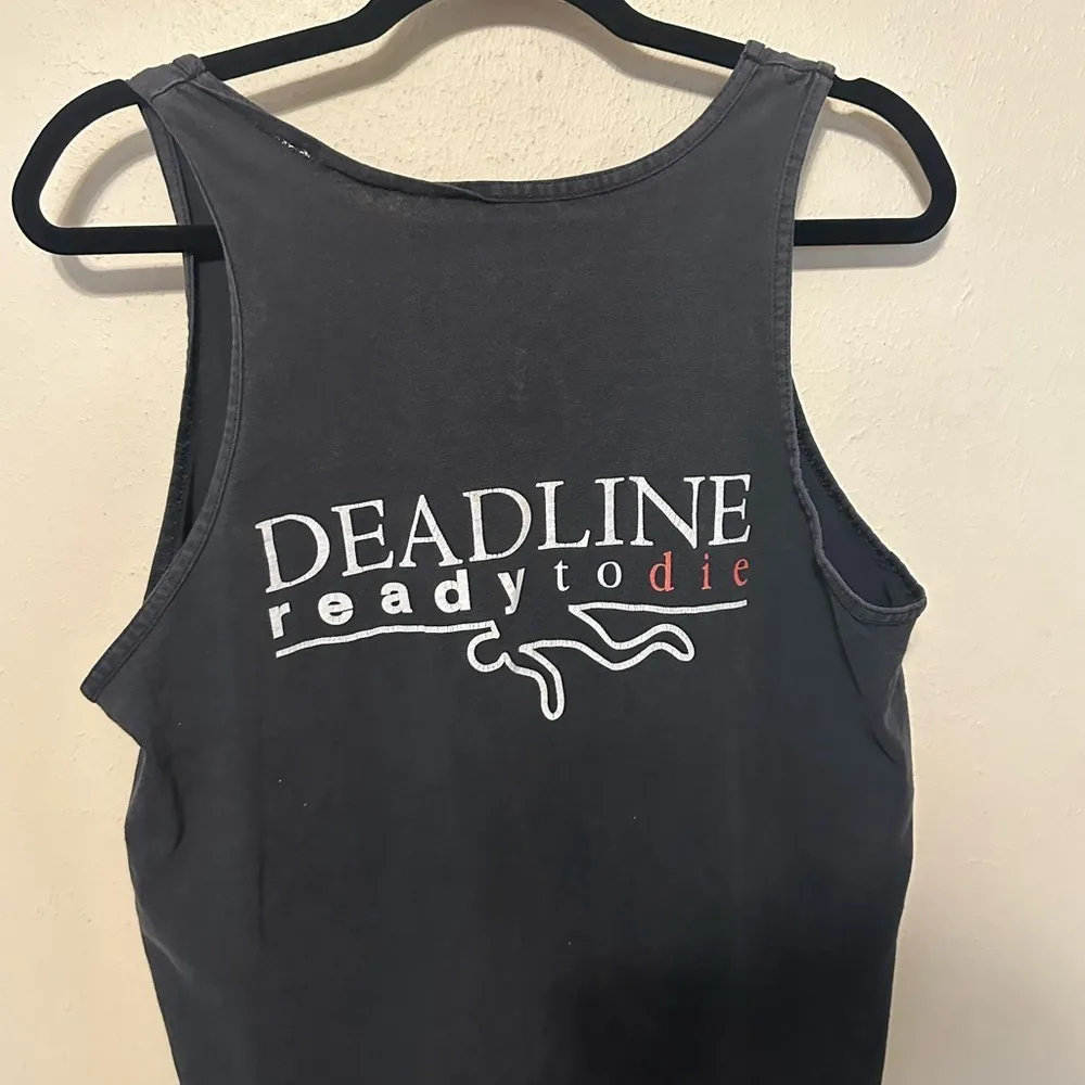 Biggie Tank Top Ready to Die RIP Graphic Tank‎ Band Tank Size Medium Gray - Image 6