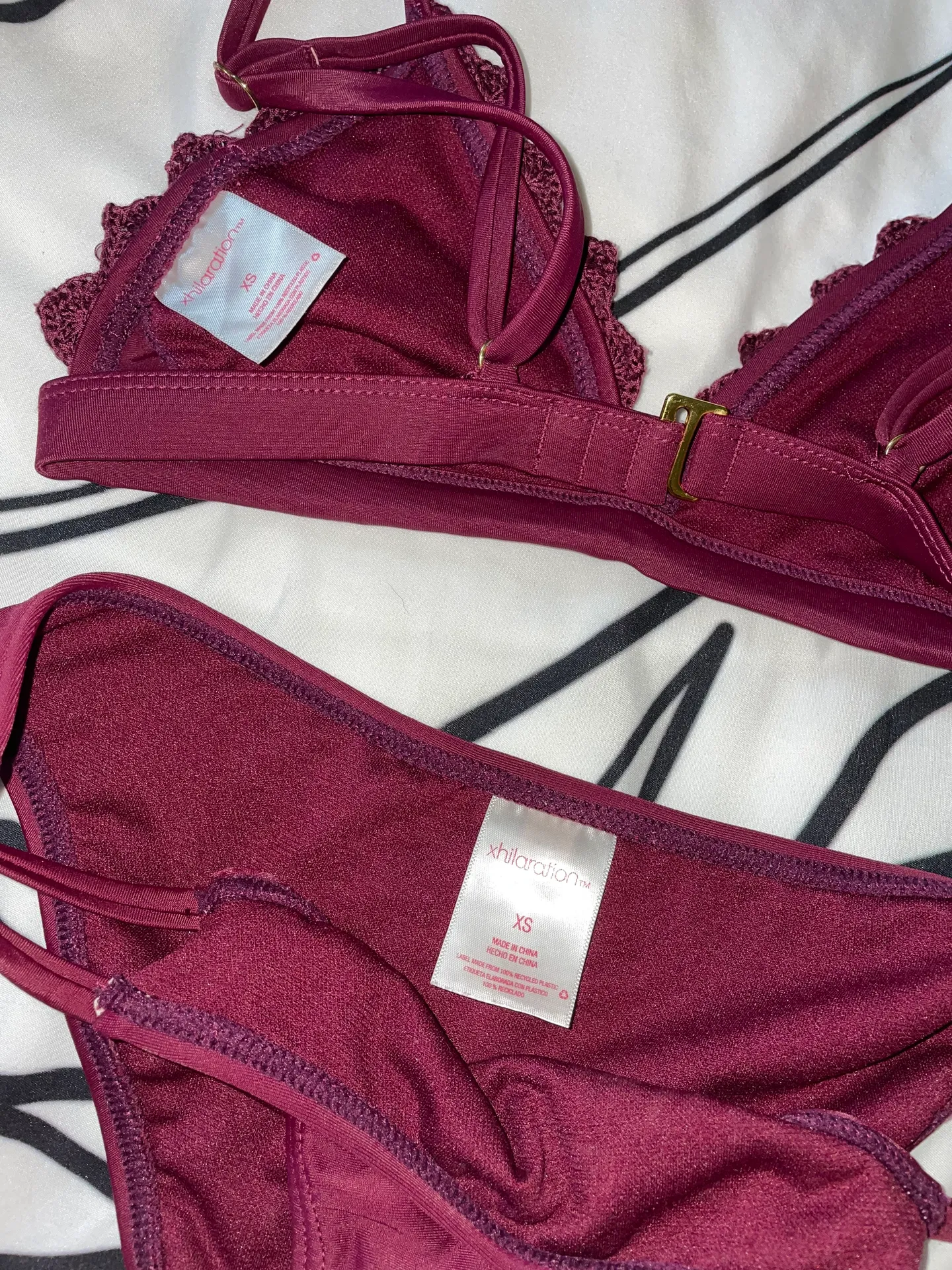 Xhilaration Triangle Crochet Bikini - Image 3