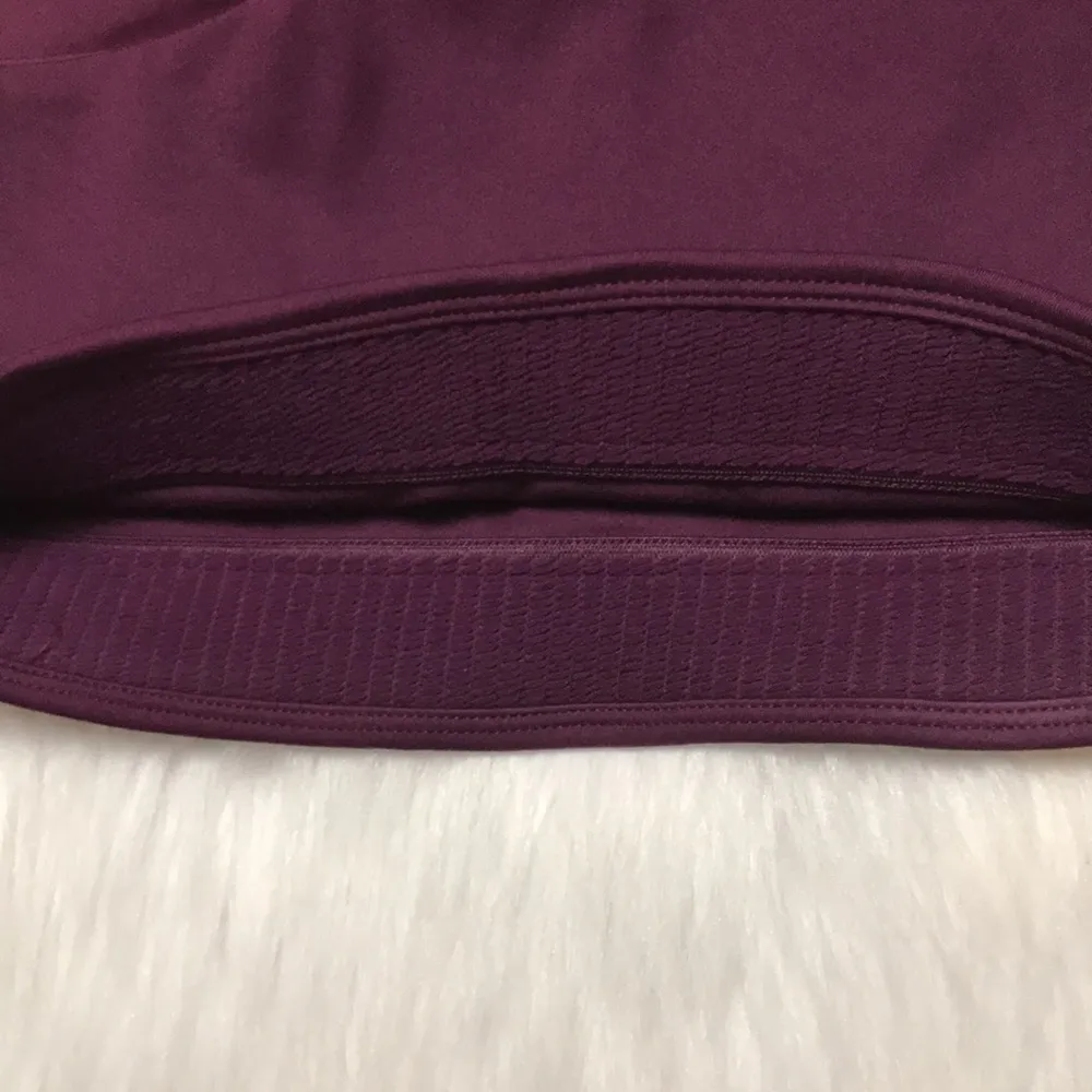 Girlfriend Collective Women’s Athletic Racerback Purple Sports Bra - Image 3