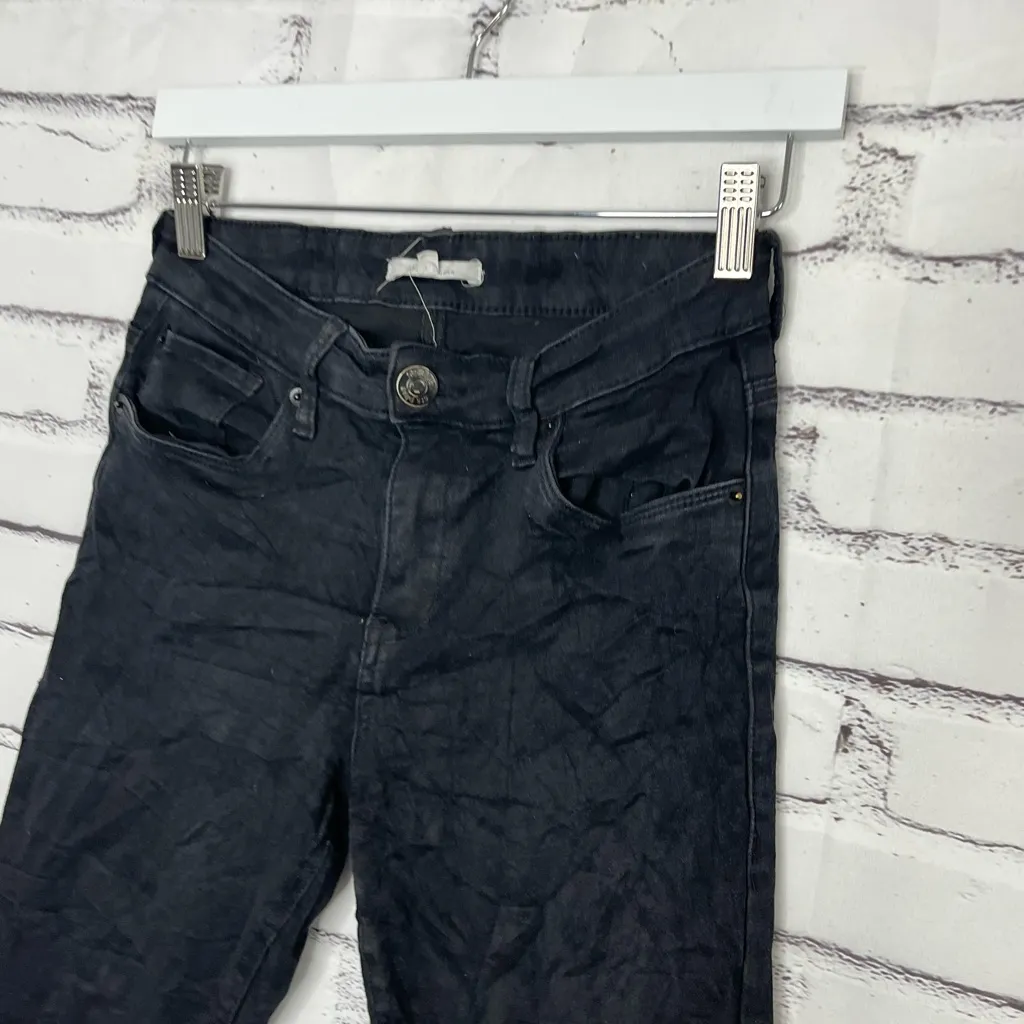 STS Blue Black Ankle Skinny Jeans Women’s 28 Mid Rise Soft Stretch Denim - Image 7