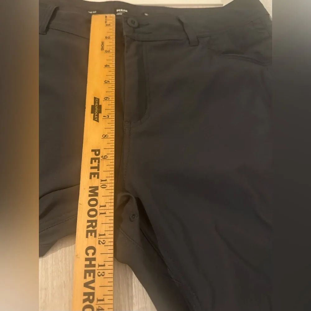 Prana Halle Straight Pants Charcoal Outdoor Gorpcore UPF Hiking Size 16 - Image 7