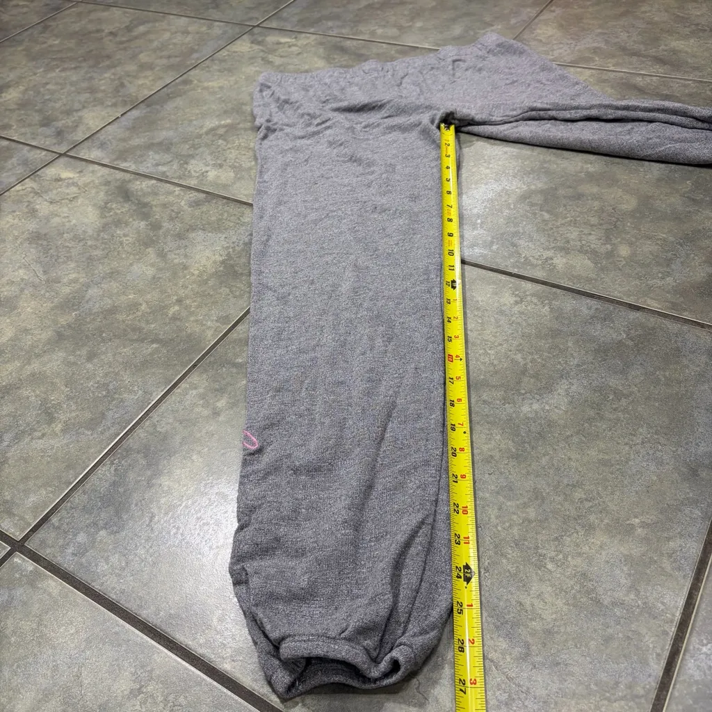 Monrow Soul Cycle Sweatpants Sz M Grey Embroidered Women Limited Edition Casual Gray Size M - Image 9