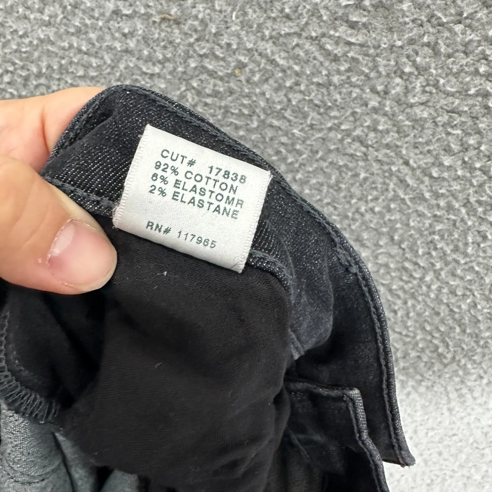 J Brand Boot Cut Flare Jeans Womens 29 Black Stretch Mid Rise Y2K Boho Remy - Image 8