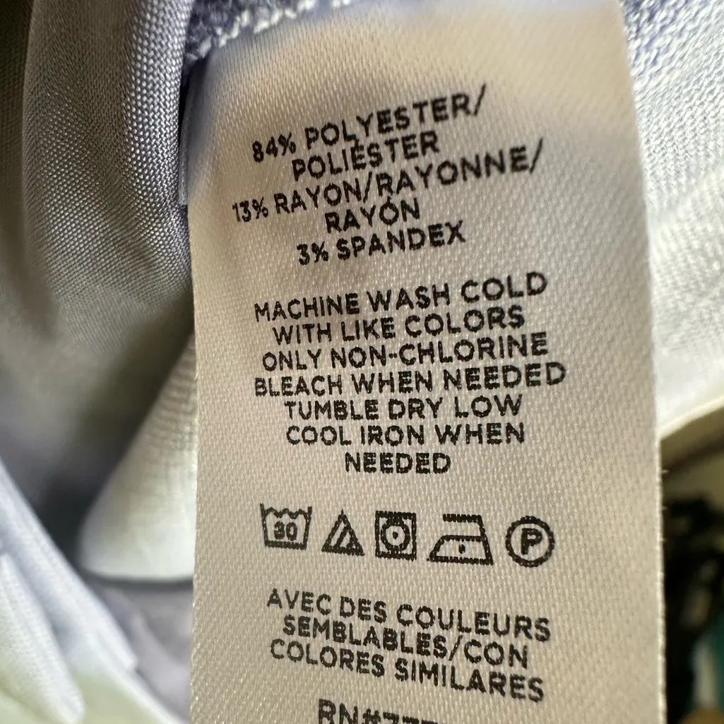 Ann Taylor Blue and white  Dress Pants. - Image 11