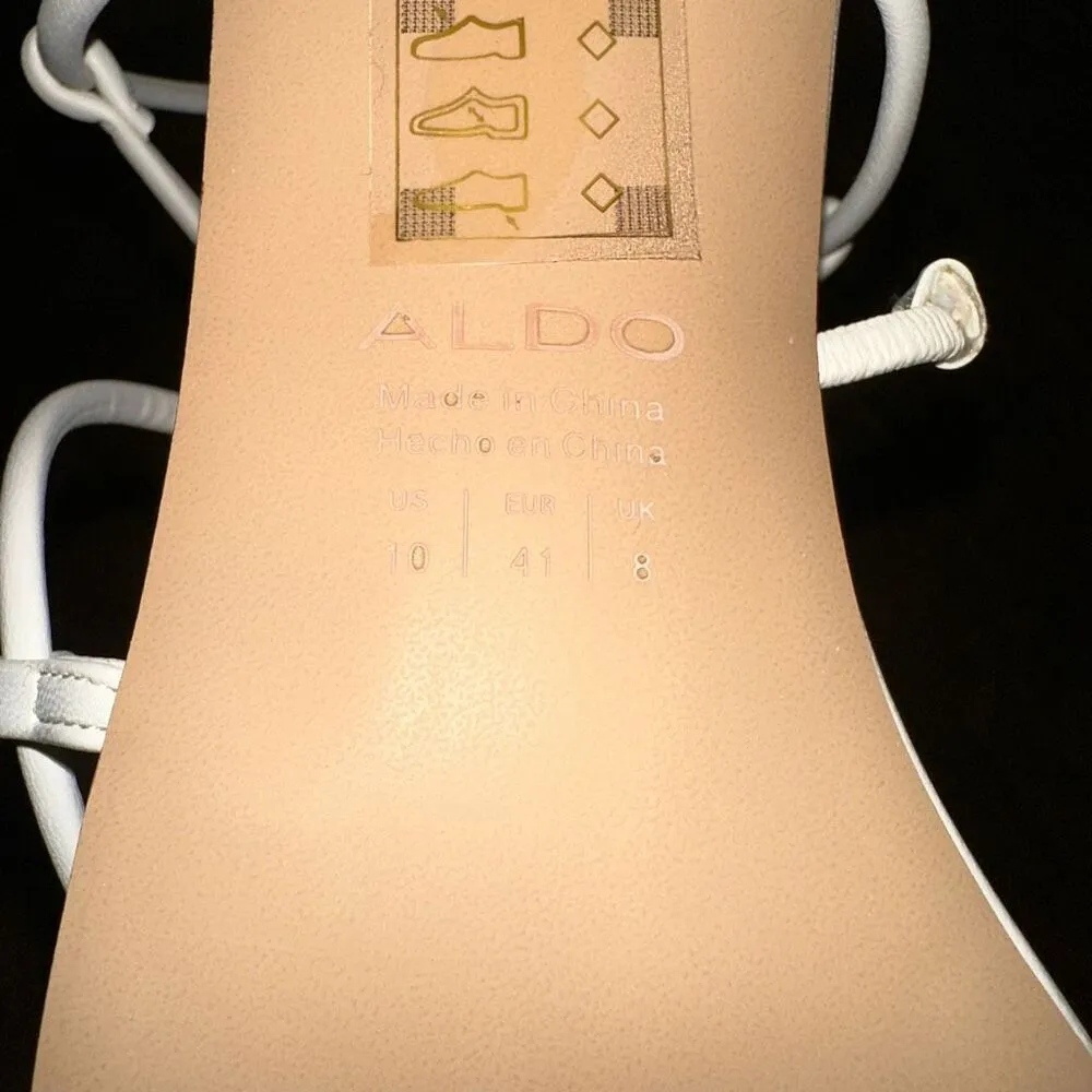 Aldo Harmonni strappy dressy size 10 wedding heeled sandals - Image 8