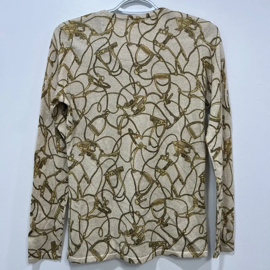 J‎ Mclaughlin Womens Lenny Sweater Small NWT $118 Crewneck Neo Boteth Rope - Image 3