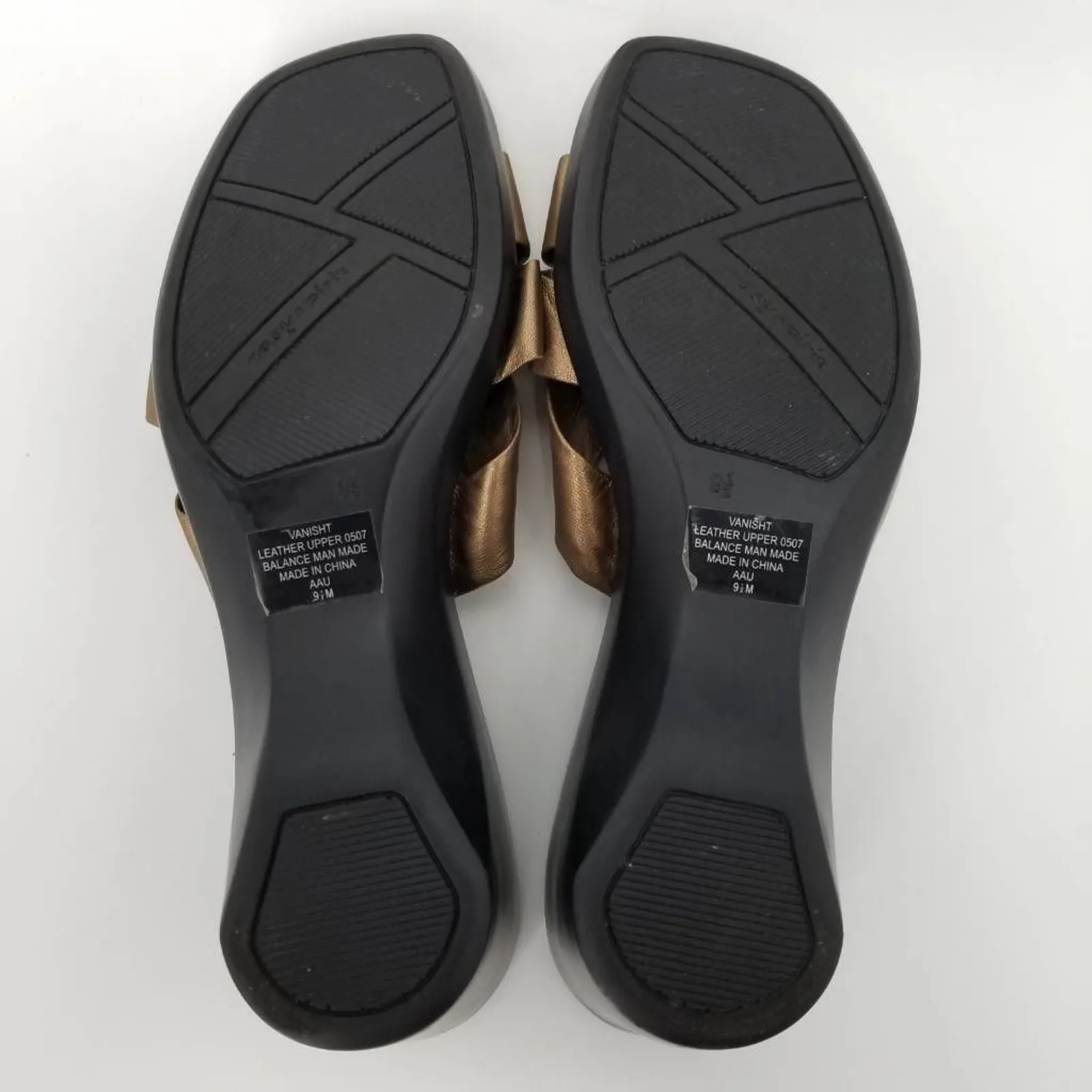 Easy Spirit Womens Vanisht Sandals Brown Leather Wedge Heels Slip Ons 9.5 M - Image 11