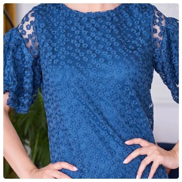 Floral Lace Mini  Dress‎ - Image 10