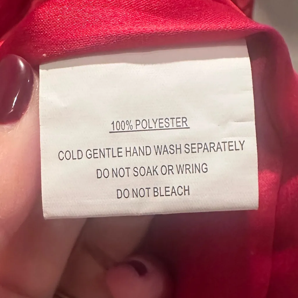 NWT Selfie‎ Leslie Red Mini Aphrodite Molded Bust Embroidered Wrap Dress Large - Image 9