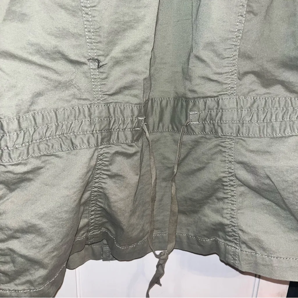 LOFT Green Utility Jacket Lightweight Structured - Image 5