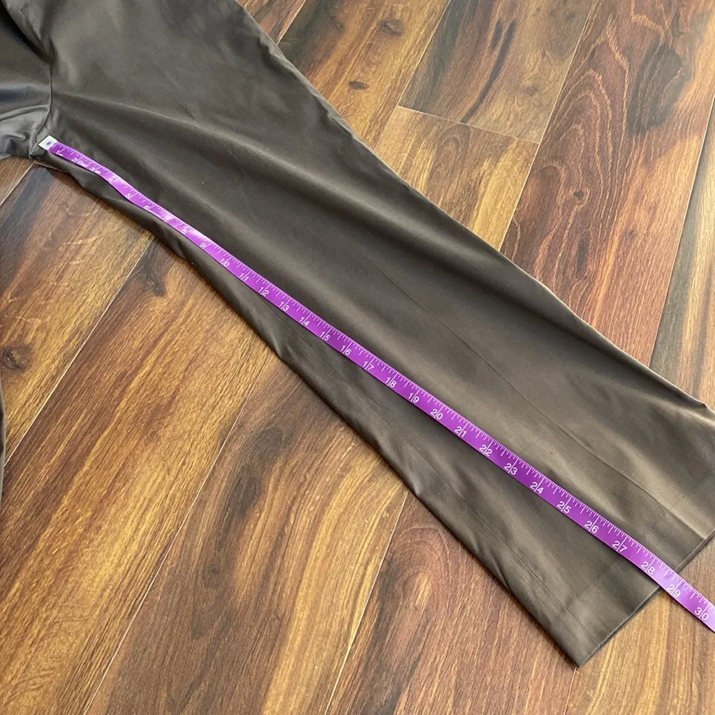 4/$20 Talbots Silk Blend Boot Cut Side Zip Flat Front Dress Pants - Image 6