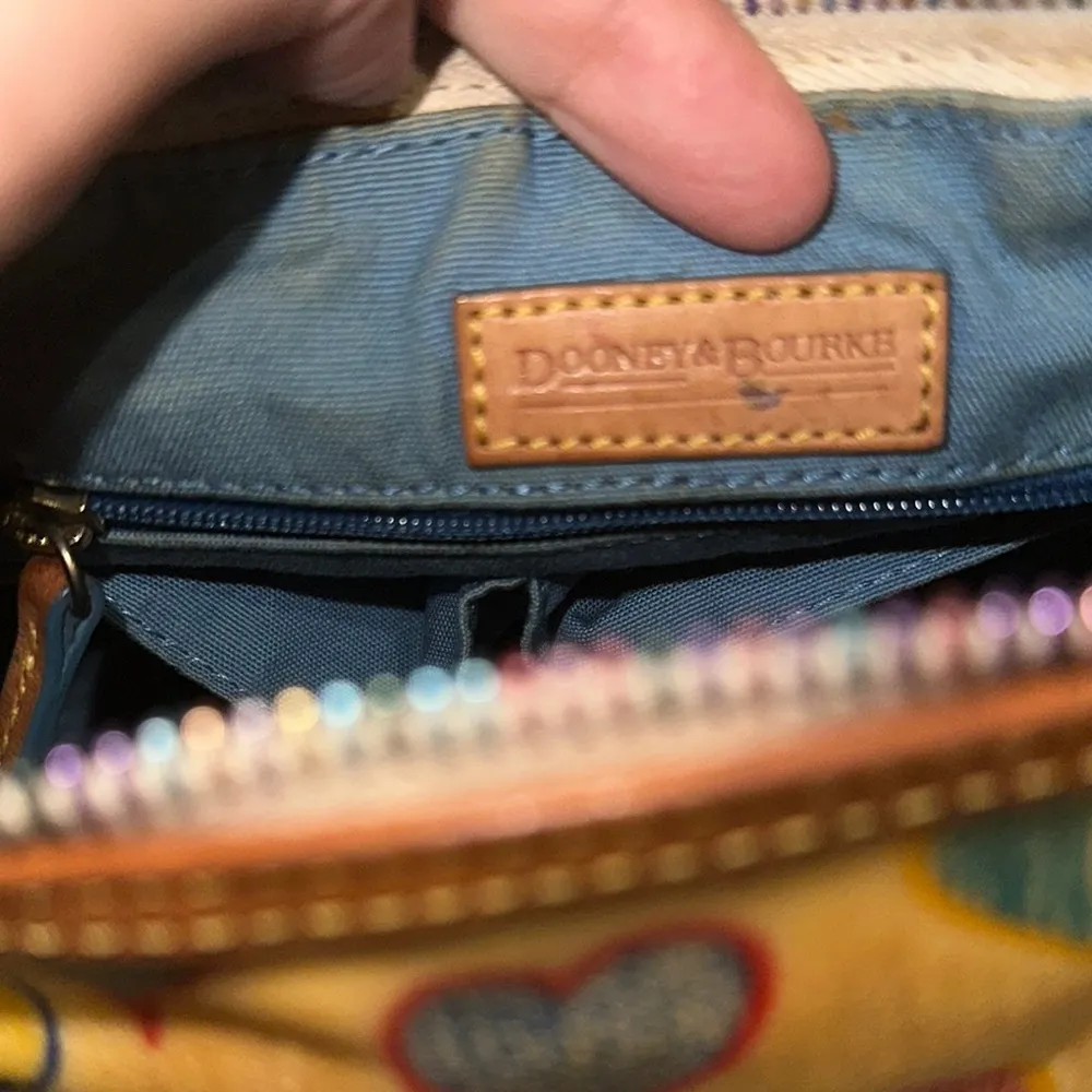 Dooney & Bourke Multicolor Heart Shoulder Bag - Image 10