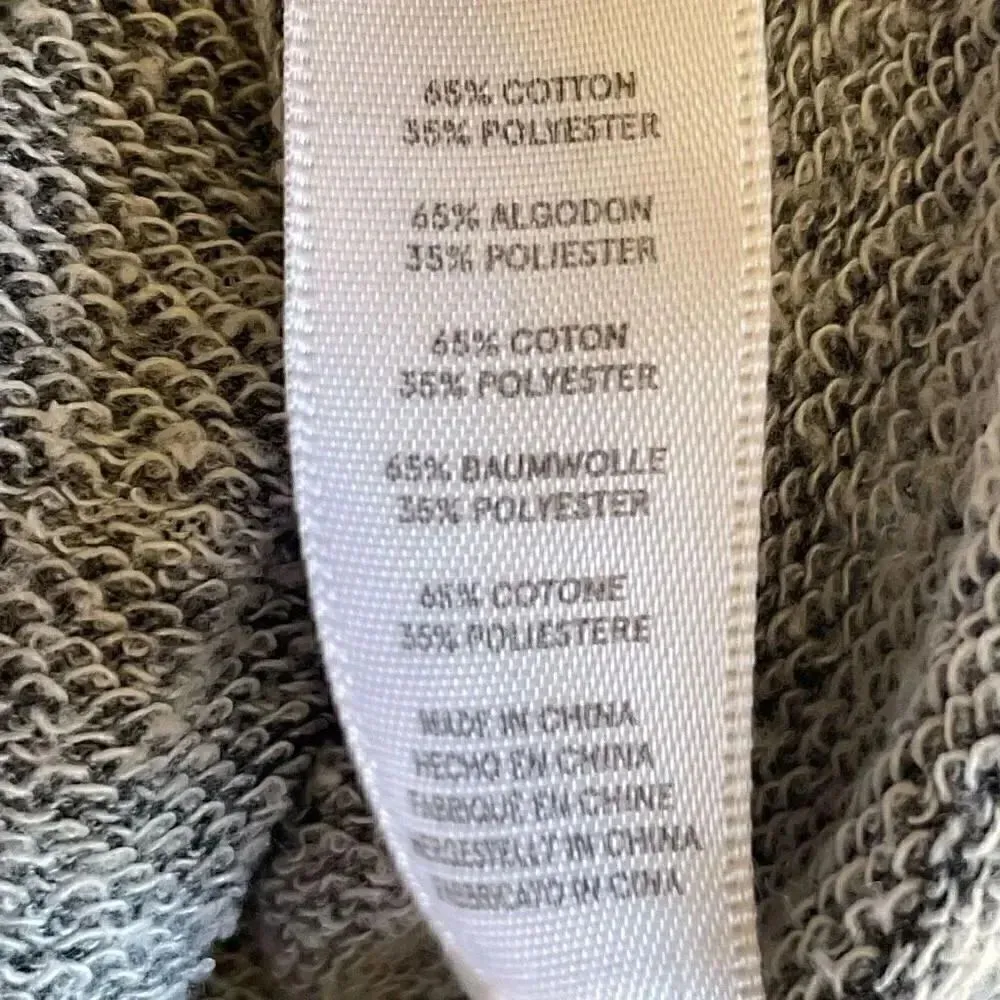 Alternative Apparel Burnout Boxy Hoodie Cotton Blend Sweatshirt SZ S #1268 - Image 6