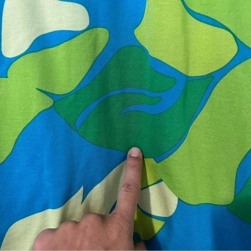 Lilly Pulitzer Silk Blend Leaf Print Sequin Trim Dress - Image 7