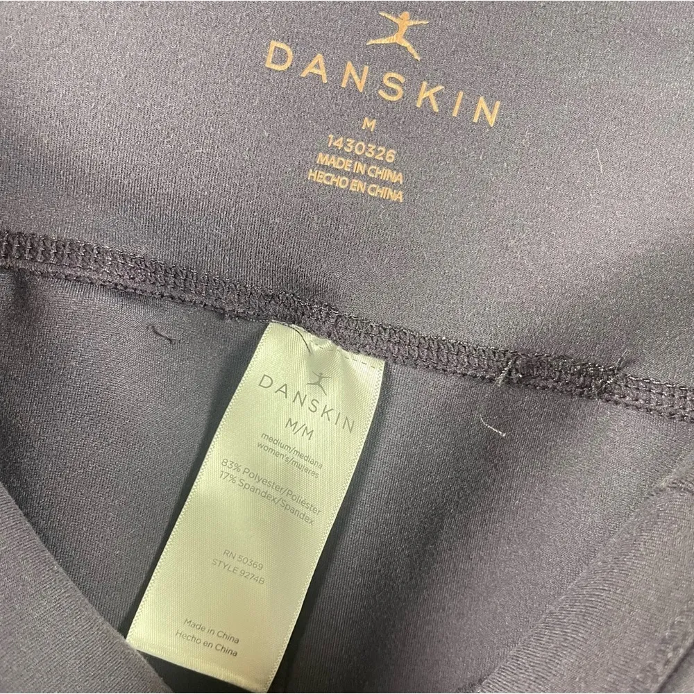 Danskin Medium Ultra High Waist Leggings Yoga Workout Gym Athleisure Pockets - Image 4