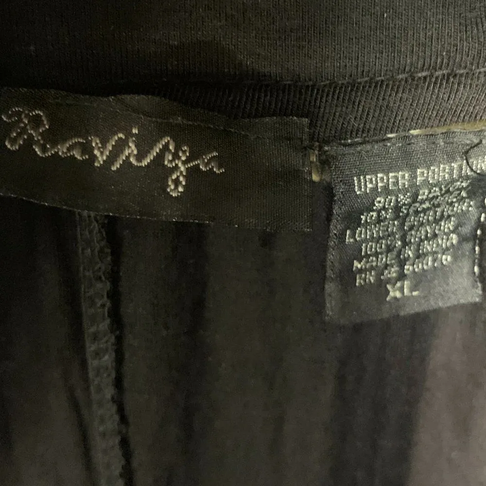 RaVirga Strapless Tie Dye Midi Dress Black Size XL - Image 4