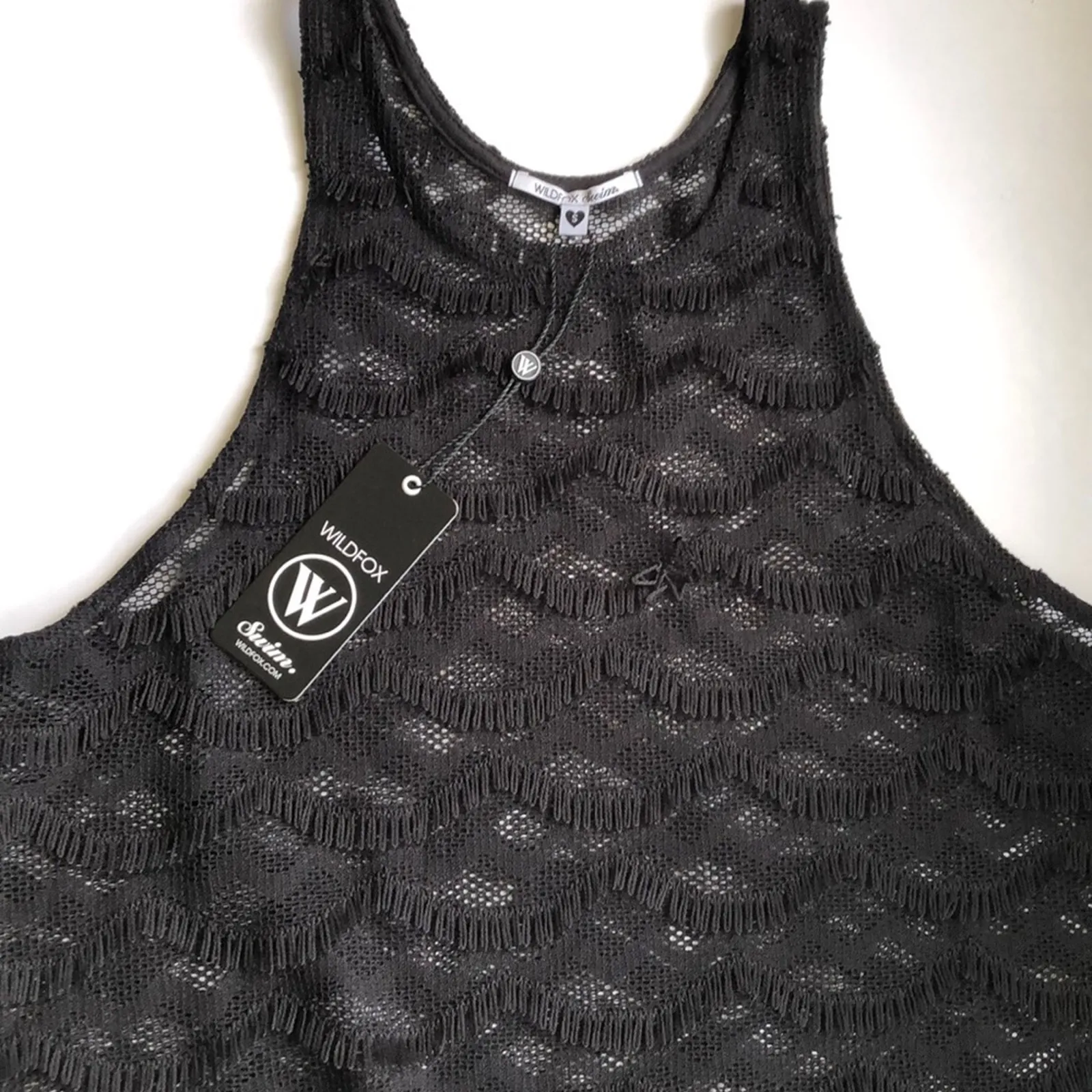 NWT Wildfox Black Swim Coverup Size S - Image 6